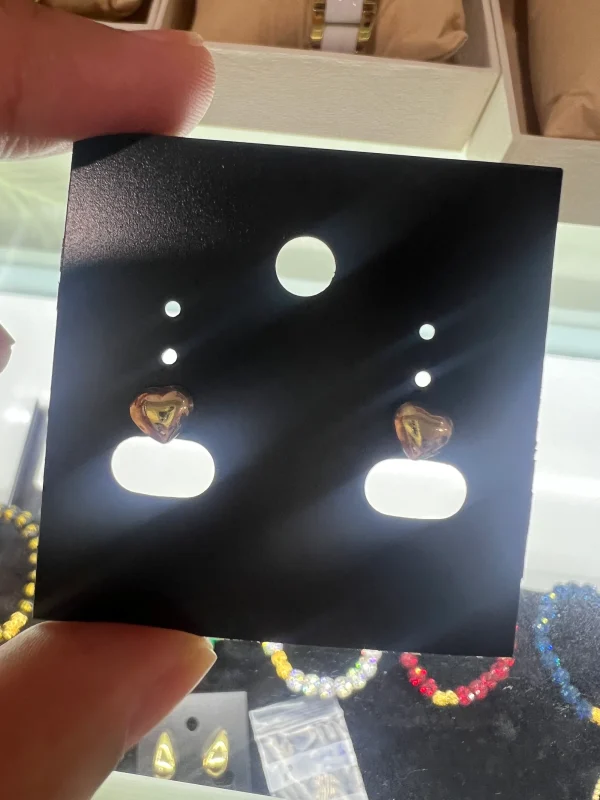 Money Ring, Earrings and Heart Earrings