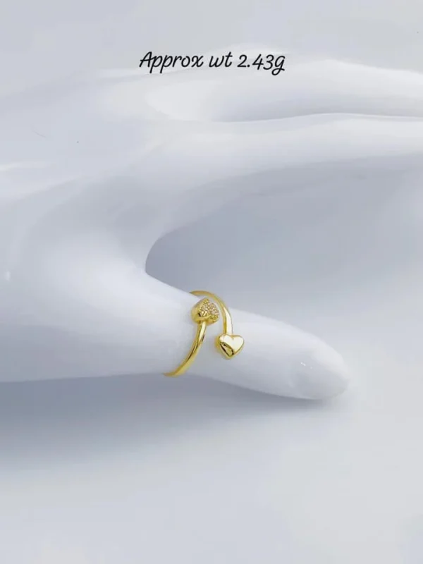Double Heart Ring