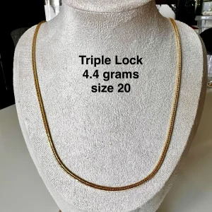 Triple Lock Necklace